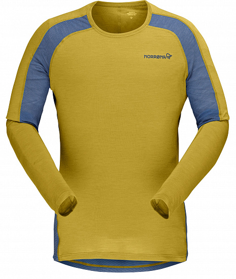 Футболка мужская Norrona Bitihorn Wool Golden Palm - Фото 1 большая