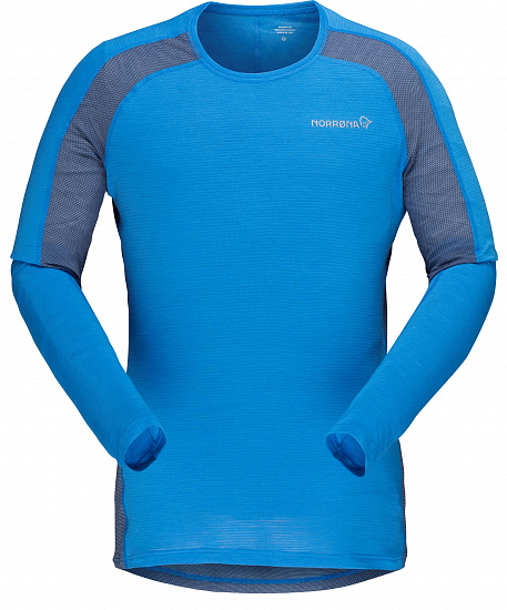 Футболка мужская Norrona Bitihorn Wool Campanuala - Фото 1 большая
