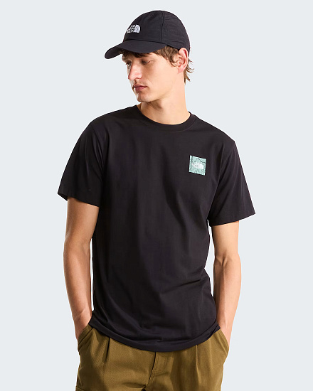 Футболка мужская The North Face Monte Reg Graphic Tnf Black - Фото 3 большая