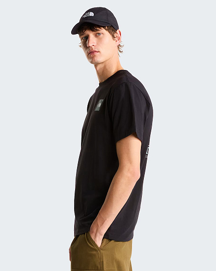 Футболка мужская The North Face Monte Reg Graphic Tnf Black - Фото 4 большая