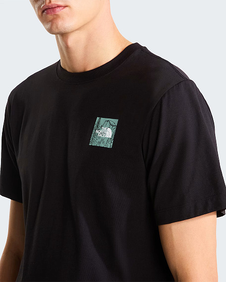 Футболка мужская The North Face Monte Reg Graphic Tnf Black - Фото 7 большая