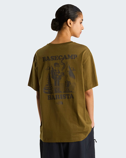 Футболка The North Face Basecamp Barista Relaxed Graphic Caraway Seed - Фото 9 большая