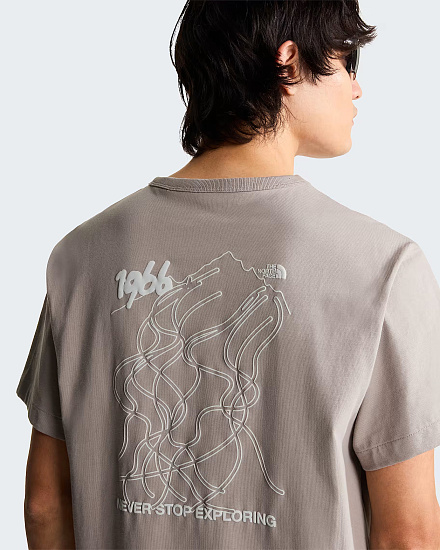 Футболка The North Face Nse Slopes Relaxed Graphic Stone Slab - Фото 6 большая