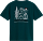 Футболка мужская The North Face Monte Reg Graphic Pacific Teal - Фото 2 малая