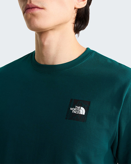 Футболка мужская The North Face Monte Reg Graphic Pacific Teal - Фото 6 большая