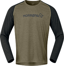 Лонгслив мужской Norrona Fjora Equaliser Lightweight LS Olive Night