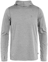 Лонгслив мужской Fjallraven Abisko Sun-hoodie Shark Grey