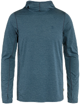 Лонгслив мужской Fjallraven Abisko Sun-hoodie Indigo Blue