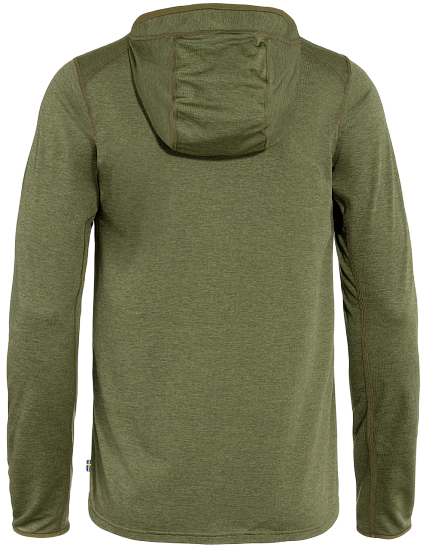 Лонгслив мужской Fjallraven Abisko Sun-hoodie Green - Фото 2 большая