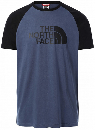 Футболка мужская The North Face S/S Raglan Easy Vintage Indigo - Фото 1 большая