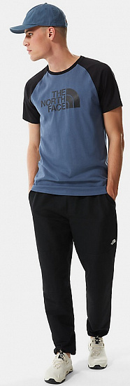 Футболка мужская The North Face S/S Raglan Easy Vintage Indigo - Фото 6 большая