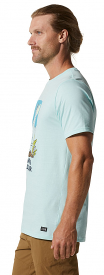 Футболка мужская Mountain Hardwear Bear Trail SS Pale Ice - Фото 3 большая