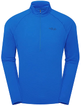 Лонгслив мужской Rab Sonic LS Zip Maya Blue