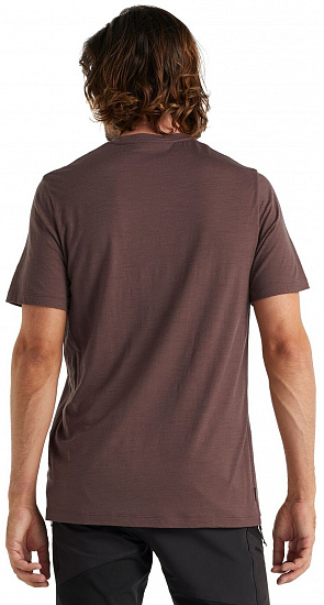 Футболка мужская Icebreaker Tech Lite II SS Tee Peak Patterns Mink - Фото 4 большая