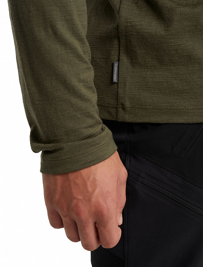 Футболка мужская Icebreaker Tech Lite II LS Power of Nature Loden - Фото 7 большая