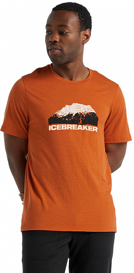 Футболка мужская Icebreaker Tech Lite II SS Mountain Spice - Фото 3 большая