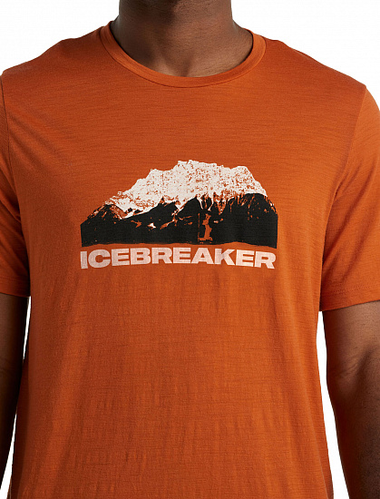 Футболка мужская Icebreaker Tech Lite II SS Mountain Spice - Фото 5 большая