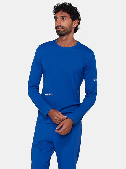 Лонгслив мужской Mammut Eiger Nordwand FL Eiger Blue - Фото 2 большая