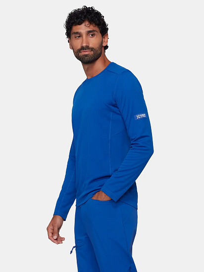 Лонгслив мужской Mammut Eiger Nordwand FL Eiger Blue - Фото 3 большая