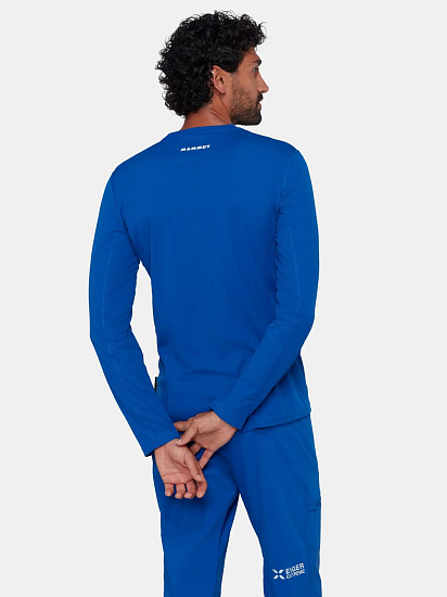 Лонгслив мужской Mammut Eiger Nordwand FL Eiger Blue - Фото 4 большая