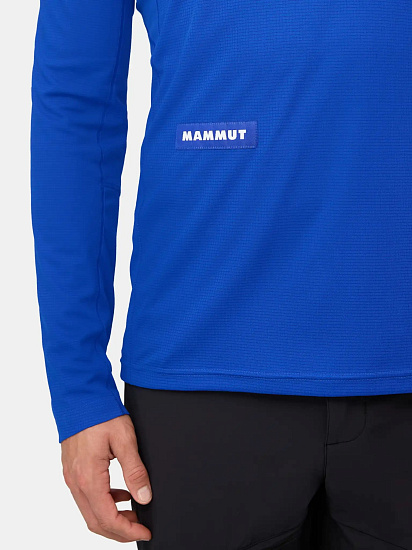 Лонгслив мужской Mammut Eiger Nordwand FL Eiger Blue - Фото 7 большая