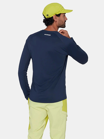 Лонгслив мужской Mammut Ducan FL Marine - Фото 4 большая