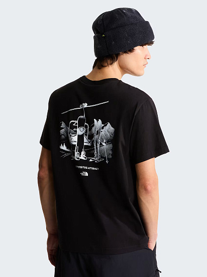 Футболка The North Face Opposites Attract Rlx Graphic Tnf Black - Фото 4 большая