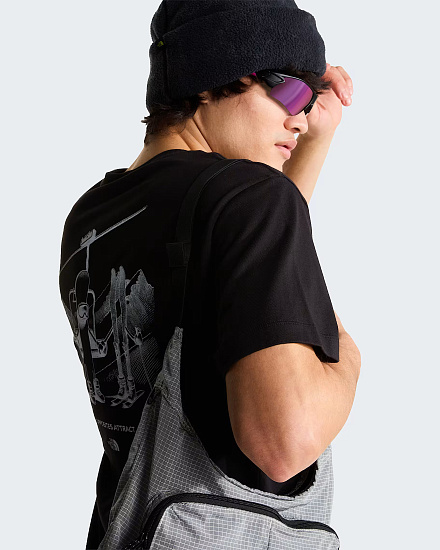 Футболка The North Face Opposites Attract Rlx Graphic Tnf Black - Фото 8 большая
