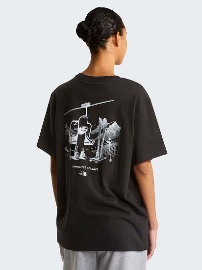 Футболка The North Face Opposites Attract Rlx Graphic Tnf Black - Фото 11 большая