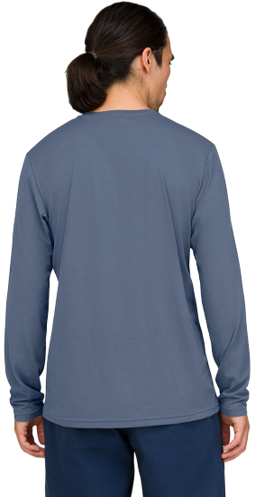 Лонгслив мужской Norrona Femund Tech LS Vintage Indigo - Фото 5 большая
