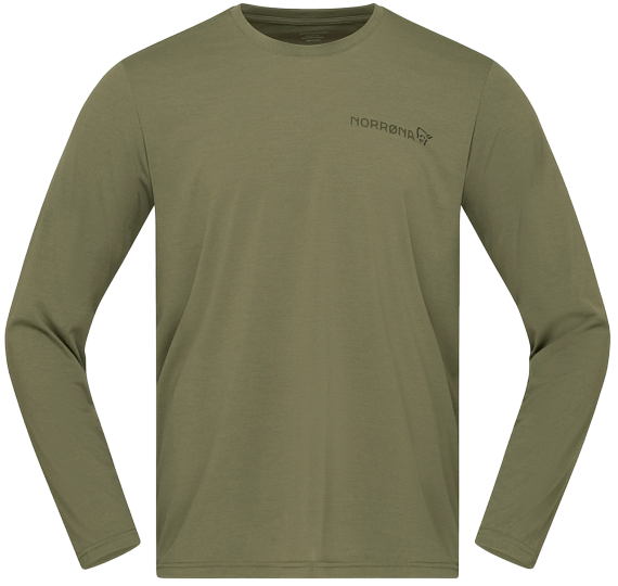 Лонгслив мужской Norrona Femund Tech LS Loden Green - Фото 1 большая