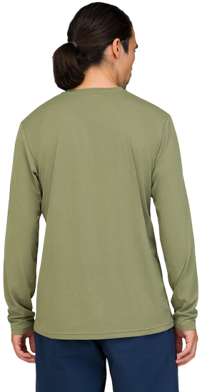 Лонгслив мужской Norrona Femund Tech LS Loden Green - Фото 5 большая