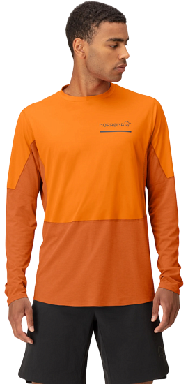 Лонгслив мужской Norrona Senja Equaliser Lightweight LS Exuberance - Фото 4 большая