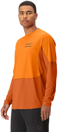 Лонгслив мужской Norrona Senja Equaliser Lightweight LS Exuberance - Фото 6 большая