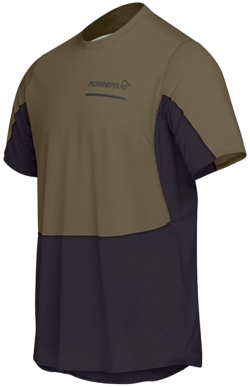 Футболка мужская Norrona Senja Equaliser Lightweight Olive Night - Фото 2 большая