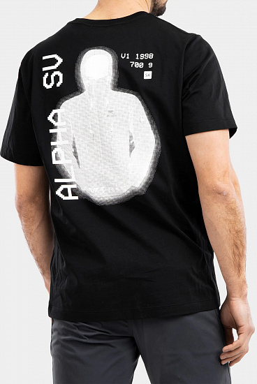 Футболка мужская Arcteryx Alpha SV SS Black - Фото 3 большая