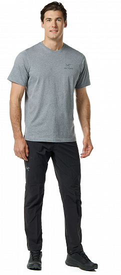 Футболка мужская Arcteryx Emblem SS Masset Heather - Фото 2 большая