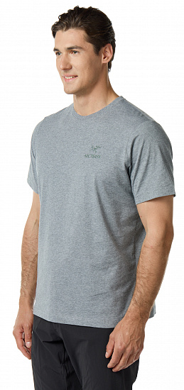 Футболка мужская Arcteryx Emblem SS Masset Heather - Фото 3 большая