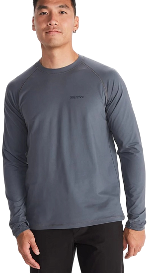 Лонгслив мужской Marmot Windridge LS Steel Onyx - Фото 3 большая