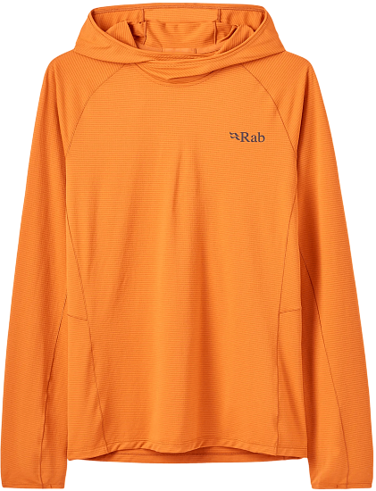 Лонгслив мужской Rab Sonic Hoody Dark Melba - Фото 1 большая