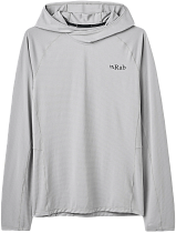 Лонгслив мужской Rab Sonic Hoody Light Zinc