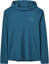 Лонгслив мужской Rab Force Hoody Tempest Blue