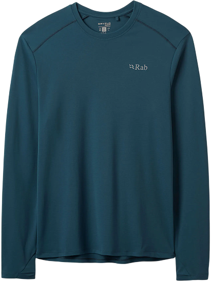 Лонгслив мужской Rab Force Tempest Blue - Фото 1 большая