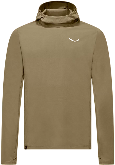 Лонгслив мужской Salewa Puez Sun Hoodie Quicksand - Фото 1 большая