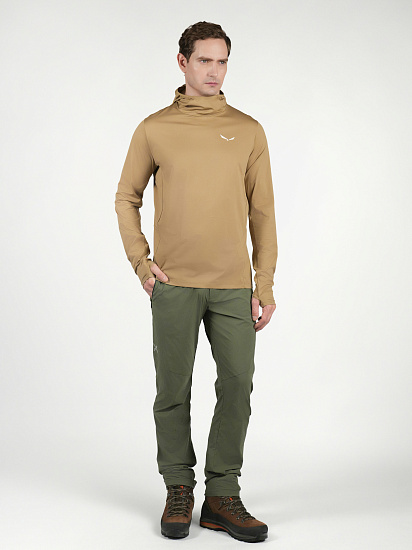 Лонгслив мужской Salewa Puez Sun Hoodie Quicksand - Фото 3 большая