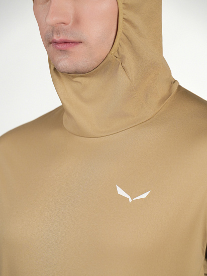 Лонгслив мужской Salewa Puez Sun Hoodie Quicksand - Фото 7 большая
