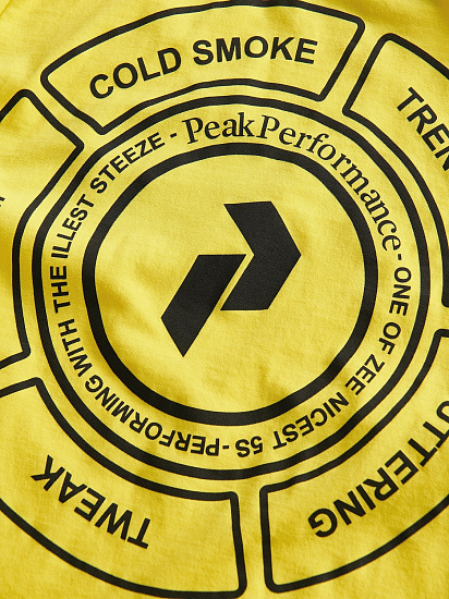 Футболка мужская Peak Performance Seasonal Patch Citrine - Фото 6 большая