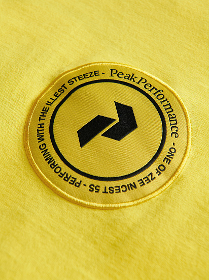 Футболка мужская Peak Performance Seasonal Patch Citrine - Фото 2 большая