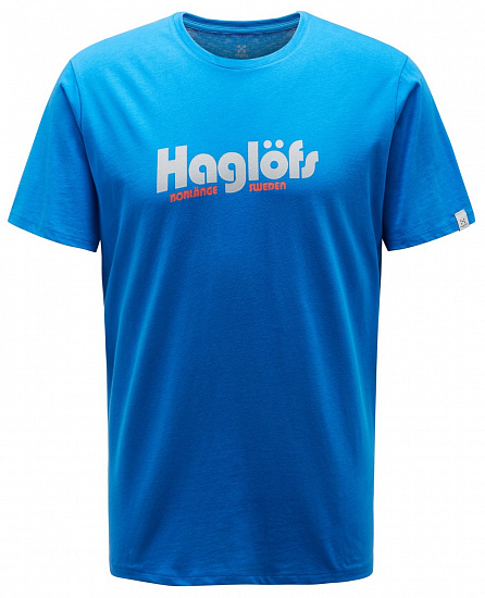 Футболка мужская Haglofs Camp Storm Blue - Фото 1 большая