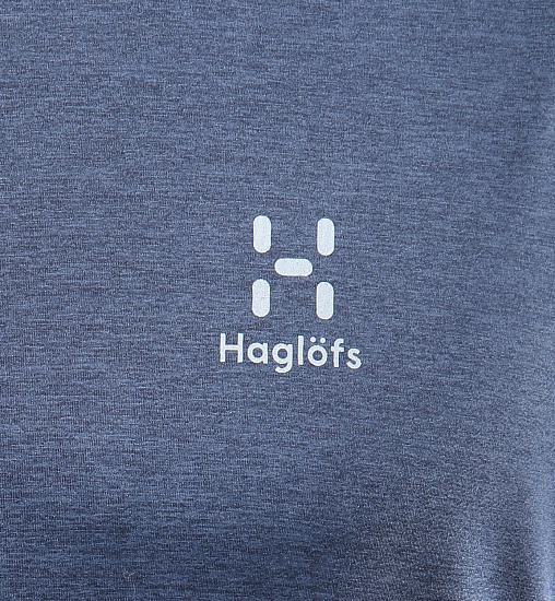 Футболка мужская Haglofs Ridge Tarn Blue - Фото 3 большая